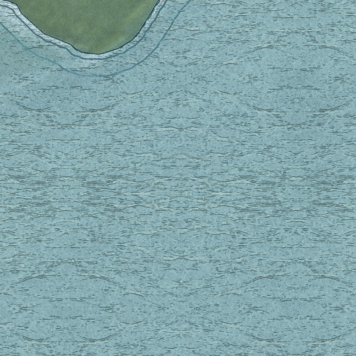 Close-up of the map of Ualapue, Hawaii print showing street and building detail