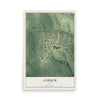 Map of Andrew, Iowa, 12 x 18 inch unframed archival matte print