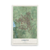 Map of Ankeny, Iowa, 12 x 18 inch unframed archival matte print
