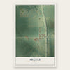 Argyle, Iowa map print, the full design