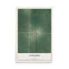 Map of Ayrshire, Iowa, 12 x 18 inch unframed archival matte print