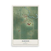 Map of Barnum, Iowa, 12 x 18 inch unframed archival matte print