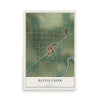 Map of Battle Creek, Iowa, 12 x 18 inch unframed archival matte print