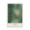 Map of Benton, Iowa, 12 x 18 inch unframed archival matte print