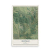 Map of Bertram, Iowa, 12 x 18 inch unframed archival matte print
