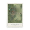 Map of Buffalo Center, Iowa, 12 x 18 inch unframed archival matte print