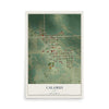 Map of Calamus, Iowa, 12 x 18 inch unframed archival matte print