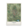 Map of Carroll, Iowa, 12 x 18 inch unframed archival matte print