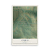 Map of Conway, Iowa, 12 x 18 inch unframed archival matte print