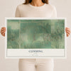 Map of Cumming, Iowa, 12 x 18 inch unframed archival matte print