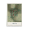 Map of Farragut, Iowa, 12 x 18 inch unframed archival matte print