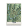 Map of Garber, Iowa, 12 x 18 inch unframed archival matte print