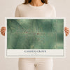 Map of Garden Grove, Iowa, 12 x 18 inch unframed archival matte print