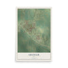 Map of Granger, Iowa, 12 x 18 inch unframed archival matte print