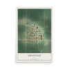 Map of Granville, Iowa, 12 x 18 inch unframed archival matte print