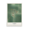 Map of Harris, Iowa, 12 x 18 inch unframed archival matte print