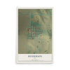 Map of Henderson, Iowa, 12 x 18 inch unframed archival matte print