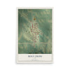 Map of Holy Cross, Iowa, 12 x 18 inch unframed archival matte print