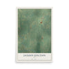 Map of Jackson Junction, Iowa, 12 x 18 inch unframed archival matte print
