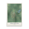 Map of Jewell Junction, Iowa, 12 x 18 inch unframed archival matte print