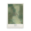 Map of Joice, Iowa, 12 x 18 inch unframed archival matte print