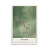 Map of Knierim, Iowa, 12 x 18 inch unframed archival matte print