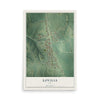 Map of Lovilia, Iowa, 12 x 18 inch unframed archival matte print