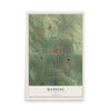 Map of Manning, Iowa, 12 x 18 inch unframed archival matte print