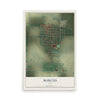 Map of Marcus, Iowa, 12 x 18 inch unframed archival matte print