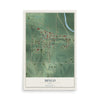 Map of Mingo, Iowa, 12 x 18 inch unframed archival matte print