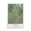 Map of Moorhead, Iowa, 12 x 18 inch unframed archival matte print