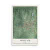 Map of Mount Ayr, Iowa, 12 x 18 inch unframed archival matte print