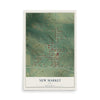 Map of New Market, Iowa, 12 x 18 inch unframed archival matte print