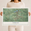 Map of Norwalk, Iowa, 12 x 18 inch unframed archival matte print