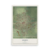 Map of Ogden, Iowa, 12 x 18 inch unframed archival matte print