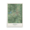 Map of Osceola, Iowa, 12 x 18 inch unframed archival matte print