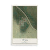 Map of Owasa, Iowa, 12 x 18 inch unframed archival matte print