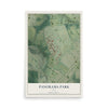 Map of Panorama Park, Iowa, 12 x 18 inch unframed archival matte print