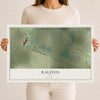 Map of Ralston, Iowa, 12 x 18 inch unframed archival matte print