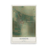 Map of Randolph, Iowa, 12 x 18 inch unframed archival matte print