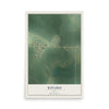 Map of Rinard, Iowa, 12 x 18 inch unframed archival matte print