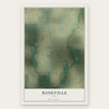 Roseville, Iowa map print, the full design