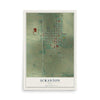 Map of Scranton, Iowa, 12 x 18 inch unframed archival matte print