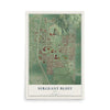 Map of Sergeant Bluff, Iowa, 12 x 18 inch unframed archival matte print