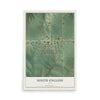 Map of South English, Iowa, 12 x 18 inch unframed archival matte print