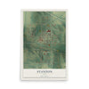 Map of Stanton, Iowa, 12 x 18 inch unframed archival matte print