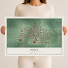 Map of Sully, Iowa, 12 x 18 inch unframed archival matte print