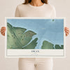Map of Swan, Iowa, 12 x 18 inch unframed archival matte print