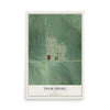 Map of Thornburg, Iowa, 12 x 18 inch unframed archival matte print