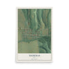 Map of Thurman, Iowa, 12 x 18 inch unframed archival matte print